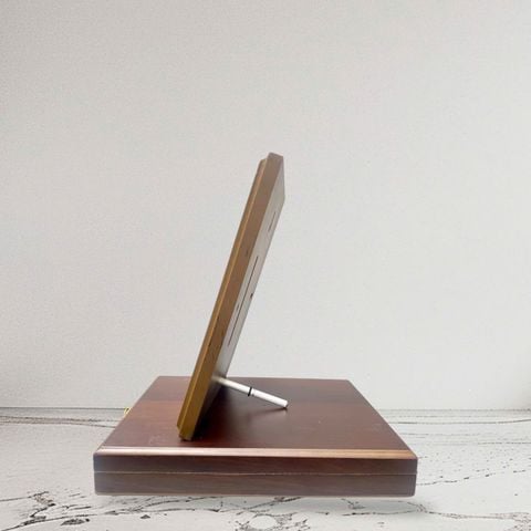 TRANH VĂN MIẾU XÍCH ĐẰNG - HƯNG YÊN BẰNG ĐỒNG DÁT VÀNG (26cm*34cm)