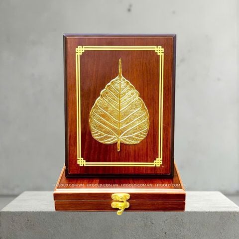 LÁ BỒ ĐỀ DÁT VÀNG (17cm x 22cm)
