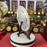 MÂM ĐỒNG HOA SEN MẠ VÀNG 24K (Đk 35cm)