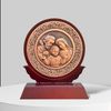 QUÀ TẶNG CÔNG GIÁO - TRANH THÁNH GIA THẤT BẰNG ĐỒNG ĐỎ (20cm x 25cm)