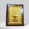 TRANH CHÂN DUNG BÁC HỒ BẰNG ĐỒNG, DÁT VÀNG (20cm x 25cm).