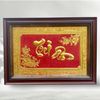 TRANH ĐỒNG CHỮ TRI ÂN DÁT VÀNG (50cm*70cm)