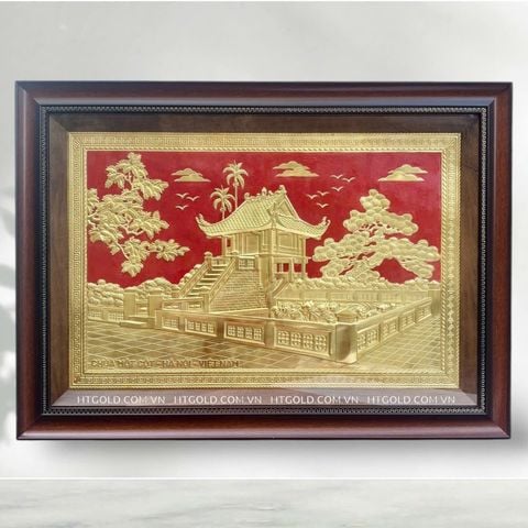 TRANH ĐỒNG CHÙA MỘT CỘT (50cm*70cm)