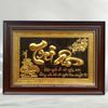 TRANH ĐỒNG CHỮ TRI ÂN, DÁT VÀNG (40cm*55cm)