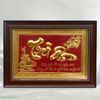TRANH ĐỒNG CHỮ TRI ÂN, DÁT VÀNG (40cm*55cm)