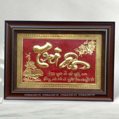 TRANH ĐỒNG CHỮ TRI ÂN (40cm*55cm)