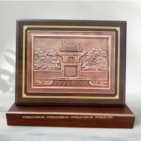 TRANH KHUÊ VĂN CÁC BẰNG ĐỒNG (26cm*34cm)