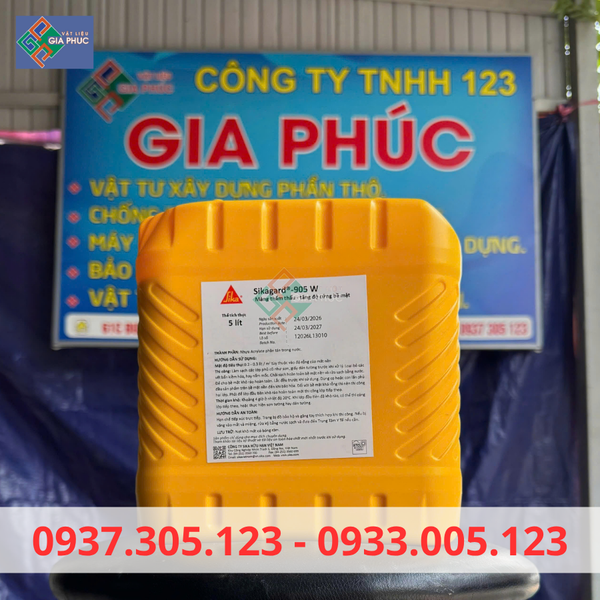 CHỐNG THẤM TRONG SUỐT SIKAGARD 905W 5L GIÁ RẺ BAN CÔNG SÂN THƯỢNG TƯỜNG NGOÀI