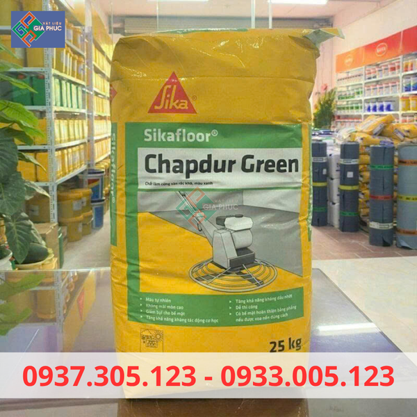 CHẤT TĂNG CỨNG BỀ MẶT SIKA FLOOR CHAPDUR GREEN 25KG - CHỐNG MÀI MÒN giá rẻ miền nam