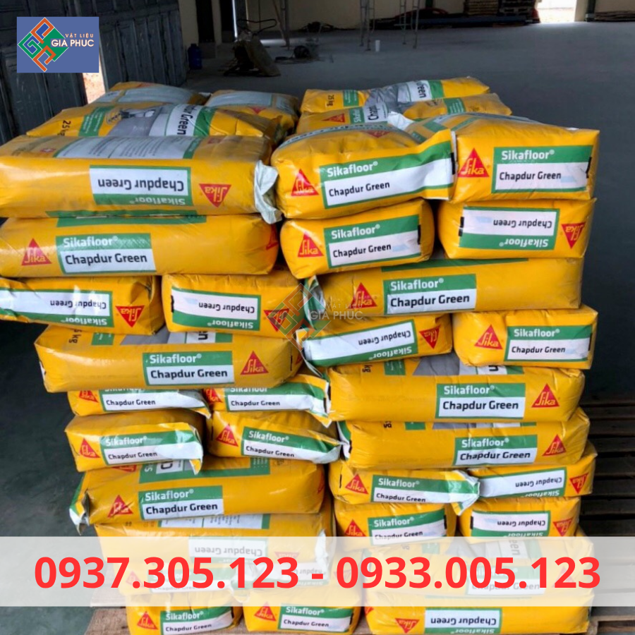  CHẤT TĂNG CỨNG BỀ MẶT SIKA FLOOR CHAPDUR GREEN 25KG - CHỊU LỰC, CHỐNG MÀI MÒN 