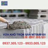  VỮA KHÔ TRỘN SẴN M100 SIKAMUR - 100 READY MIX VN - VỮA XÂY TÔ 