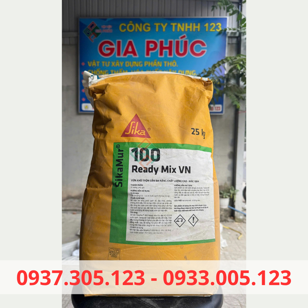 VỮA KHÔ TRỘN SẴN M100 SIKAMUR - 100 READY MIX VN - VỮA XÂY TÔ TRÁT TƯỜNG GIÁ RẺ