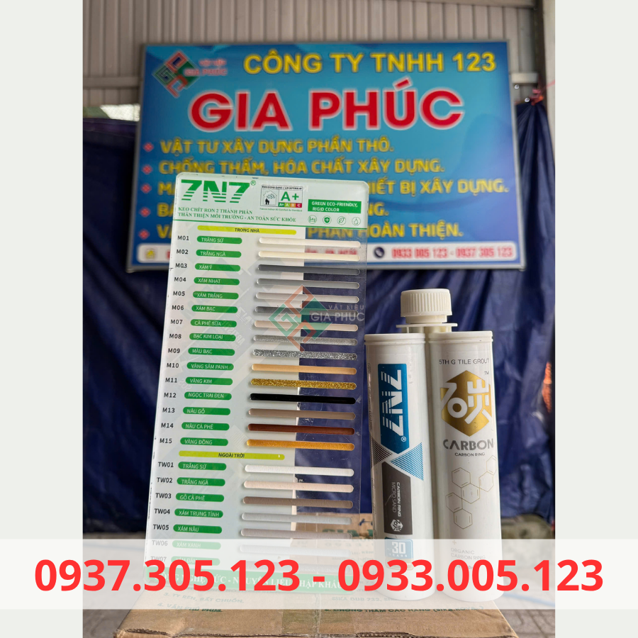  KEO CHÀ RON 7N7 - KEO CHÍT MẠCH 7N7 ( CHỐNG THẤM, CHỐNG Ố, CHỐNG PHAI MÀU ) 