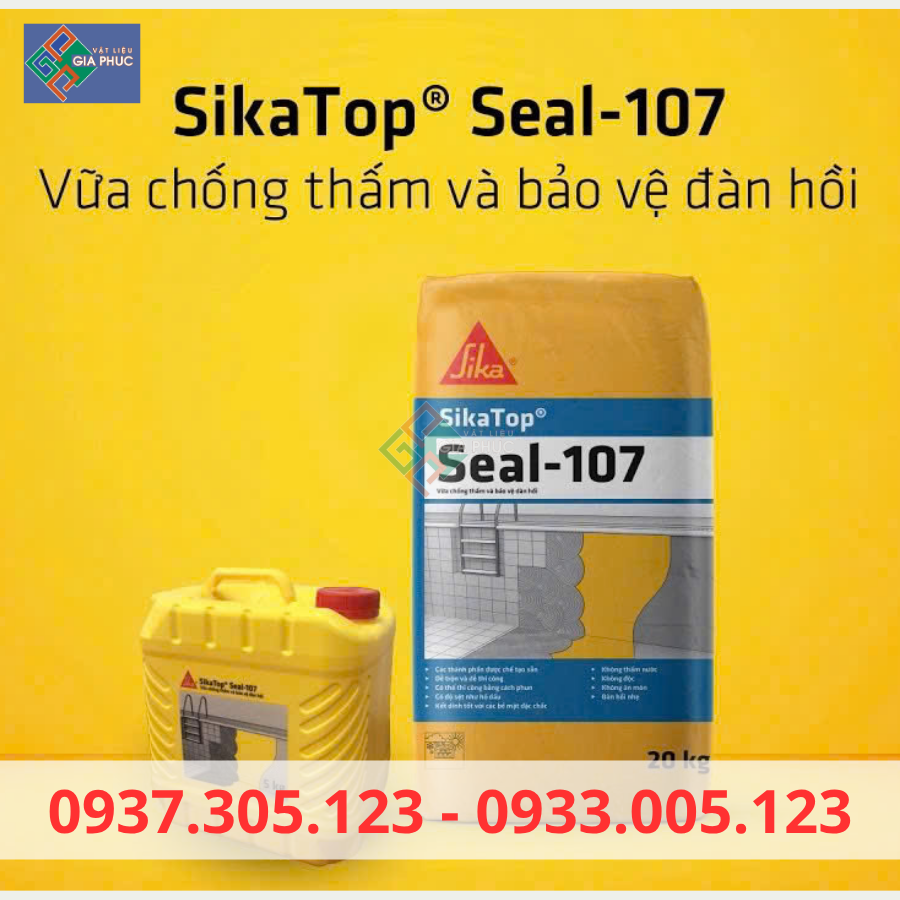  SIKATOP SEAL 107 - CHỐNG THẤM BỂ NƯỚC, TẦNG HẦM, BỂ BƠI 