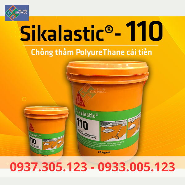  SIKA LASTIC 110 - MÀNG CHỐNG THẤM SÂN THƯỢNG GỐC PU 