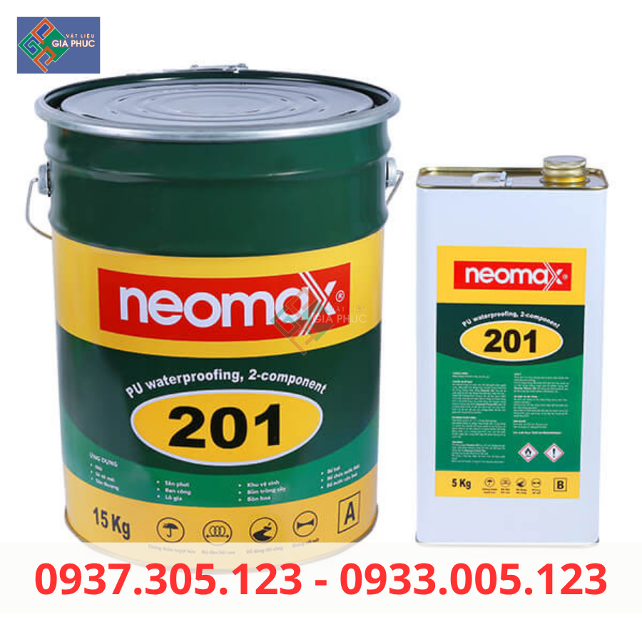  CHỐNG THẤM NEOMAX 201 | SƠN CHỐNG THẤM PU LỘ THIÊN 2 THÀNH PHẦN 