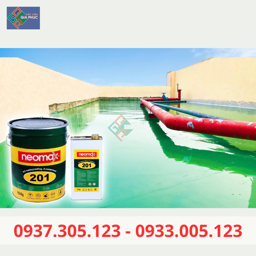  CHỐNG THẤM NEOMAX 201 | SƠN CHỐNG THẤM PU LỘ THIÊN 2 THÀNH PHẦN 