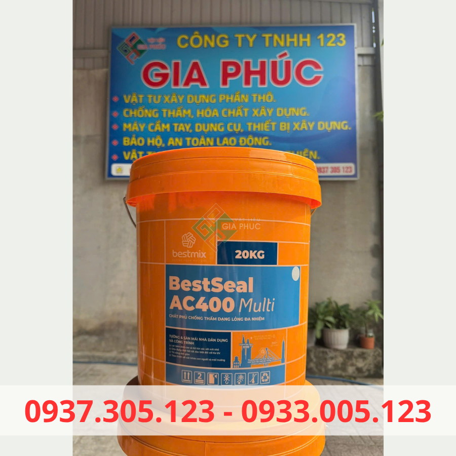  CHỐNG THẤM BESTMIX BESTSEAL AC400 - SƠN CHỐNG THẤM TƯỜNG NGOÀI TRỜI 