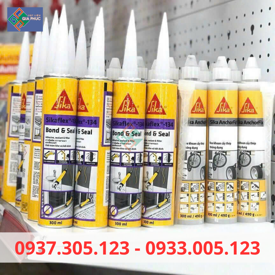  KEO TRÁM KHE NỨT SIKAFLEX 134 BOND & SEAL - CHẤT TRÁM KHE, KẾT DÍNH ĐÀN HỒI ĐA DỤNG 