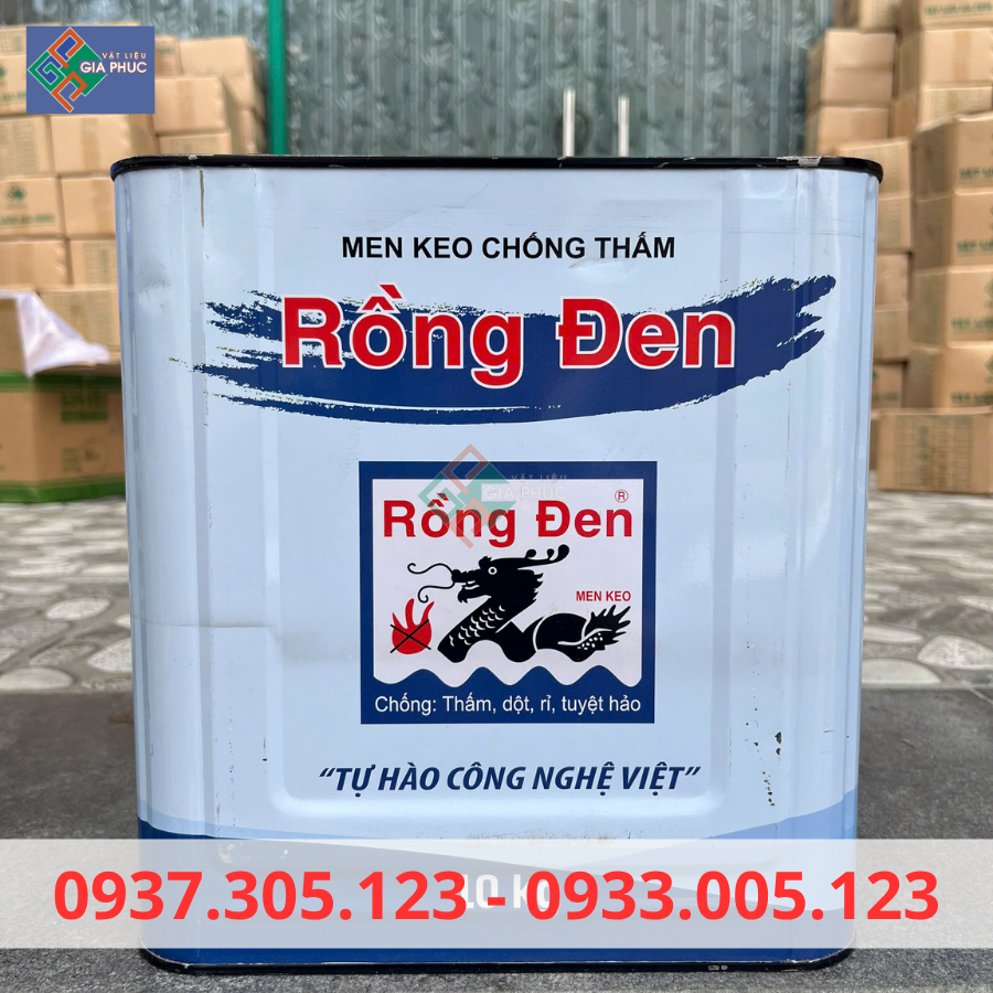  CHỐNG THẤM RỒNG ĐEN 10KG - CHỐNG THẤM BÊ TÔNG, CHỐNG RỈ SÉT KIM LOẠI 