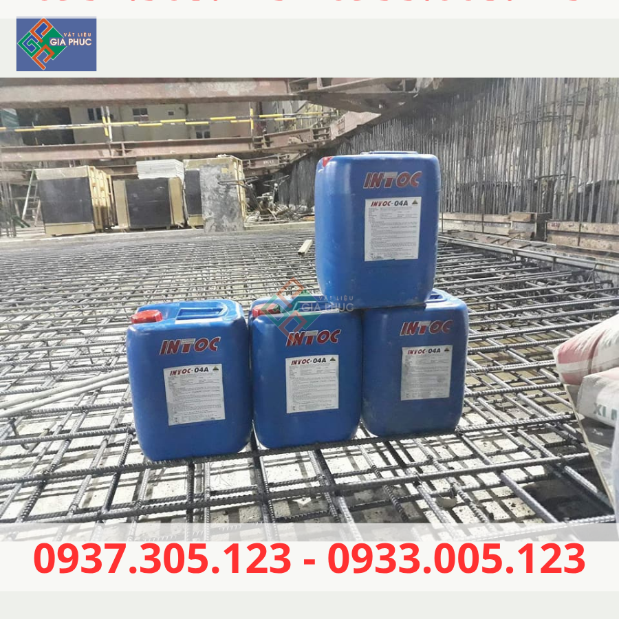  CHỐNG THẤM INTOC 04A 20KG - TẦNG HẦM, SÂN THƯỢNG, BAN CÔNG 
