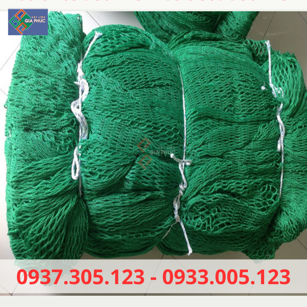 LƯỚI BẢO VỆ AN TOÀN CÔNG TRÌNH XANH LÁ KHỔ 4M*50M SIÊU BỀN GIÁ RẺ CHẤT LƯỢNG CAO