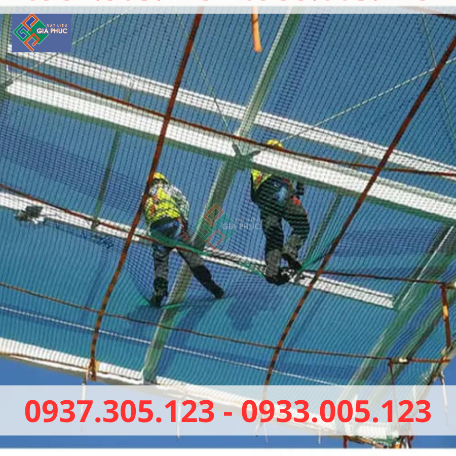  LƯỚI BẢO VỆ AN TOÀN CÔNG TRÌNH XANH LÁ KHỔ 4M*50M SIÊU BỀN GIÁ RẺ 