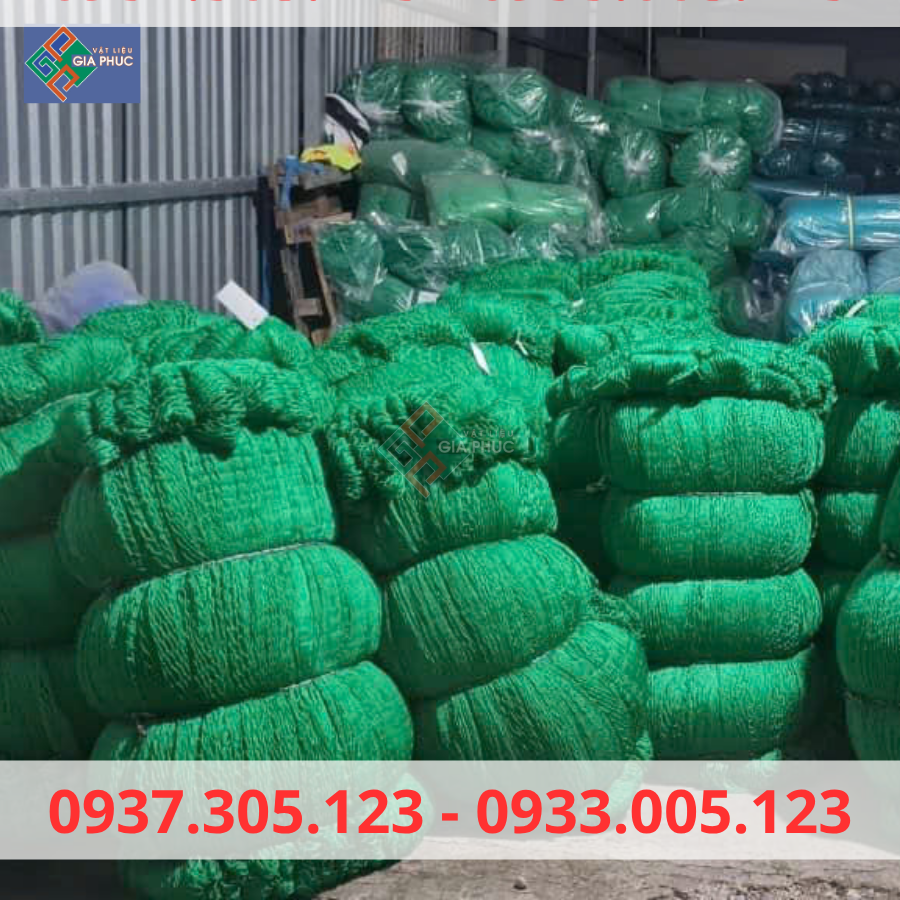  LƯỚI BẢO VỆ AN TOÀN CÔNG TRÌNH XANH LÁ KHỔ 4M*50M SIÊU BỀN GIÁ RẺ 
