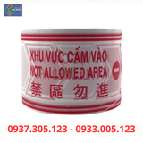  DÂY RÀO CẢNH BÁO AN TOÀN CÔNG TRÌNH, KHU VỰC NGUY HIỂM TRẮNG ĐỎ - CUỘN 100M 
