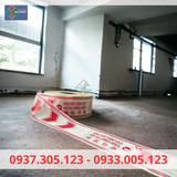 DÂY RÀO CẢNH BÁO AN TOÀN CÔNG TRÌNH, KHU VỰC NGUY HIỂM TRẮNG ĐỎ - CUỘN 100M 