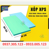  TẤM XỐP XPS KÍCH THƯỚC 0.6M*1.2M*50MM - CÁCH NHIỆT, CÁCH ÂM 