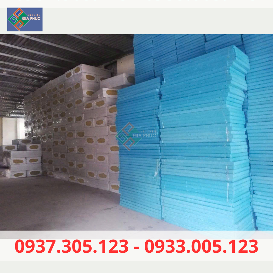  TẤM XỐP XPS KÍCH THƯỚC 0.6M*1.2M*50MM - CÁCH NHIỆT, CÁCH ÂM 