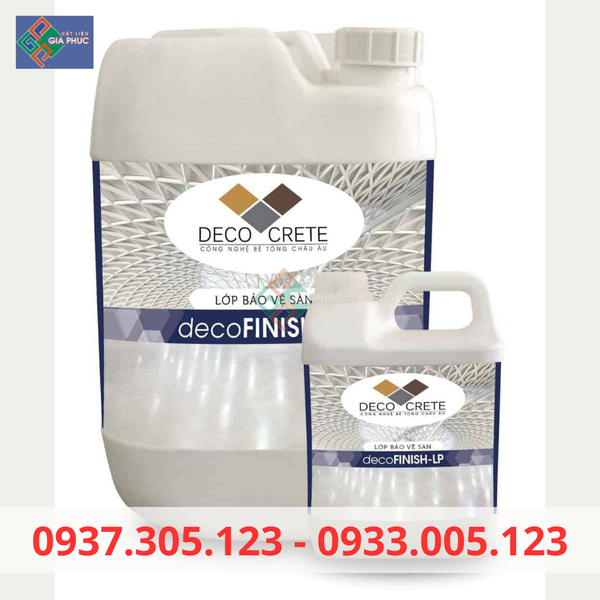 CHẤT PHỦ BÓNG BÊ TÔNG DECORFINISH - CHẤT LƯỢNG CAO - GIÁ RẺ
