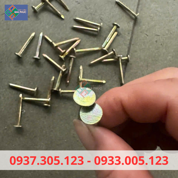 ĐINH THÉP VÀNG 3cm - ĐINH THÉP VÀNG ĐÓNG LƯỚI 3cm - ĐINH ĐÓNG BÊ TÔNG 3cm GIÁ RẺ CHẤT LƯỢNG