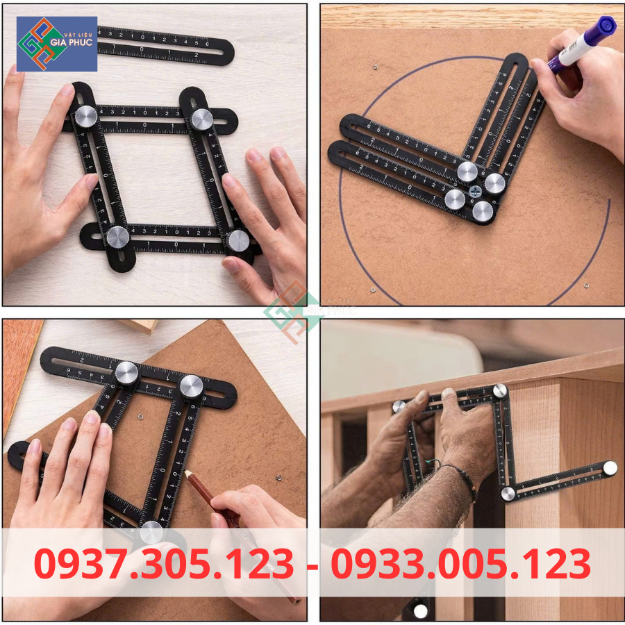  THƯỚC GẬP KHÚC 6 GÓC - THƯỚC GẤP KHÚC ỐP LÁT GẠCH 6 GÓC 