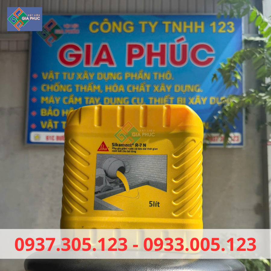 SIKA R7 5L - PHỤ GIA GIẢM NƯỚC HỖ TRỢ NHANH THÁO VÁN KHUÔN 