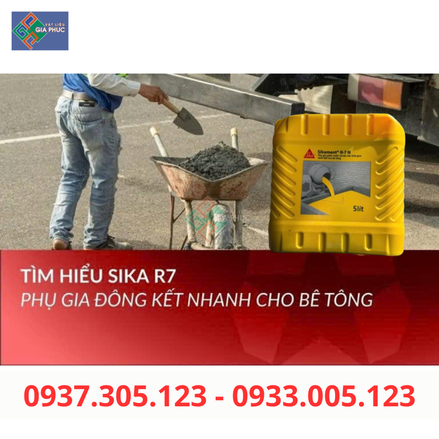  SIKA R7 5L - PHỤ GIA GIẢM NƯỚC HỖ TRỢ NHANH THÁO VÁN KHUÔN 