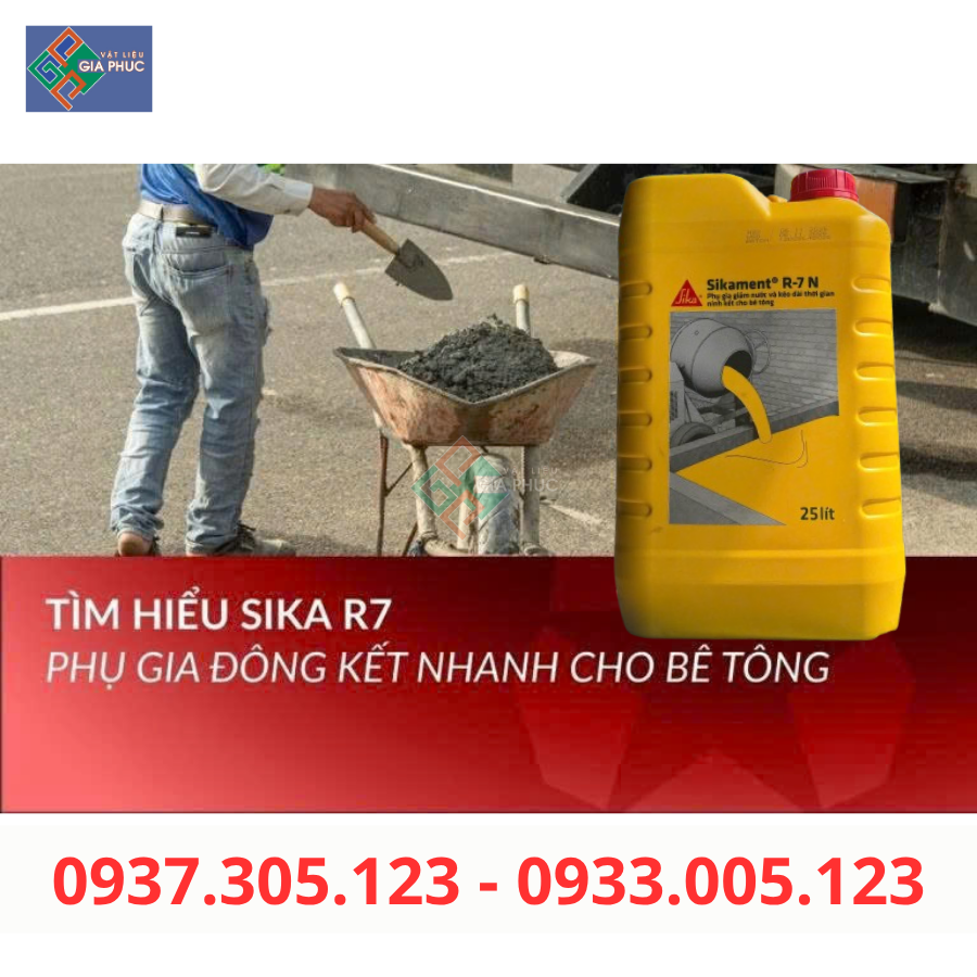  SIKA R7 25L - PHỤ GIA GIẢM NƯỚC HỖ TRỢ NHANH THÁO VÁN KHUÔN 
