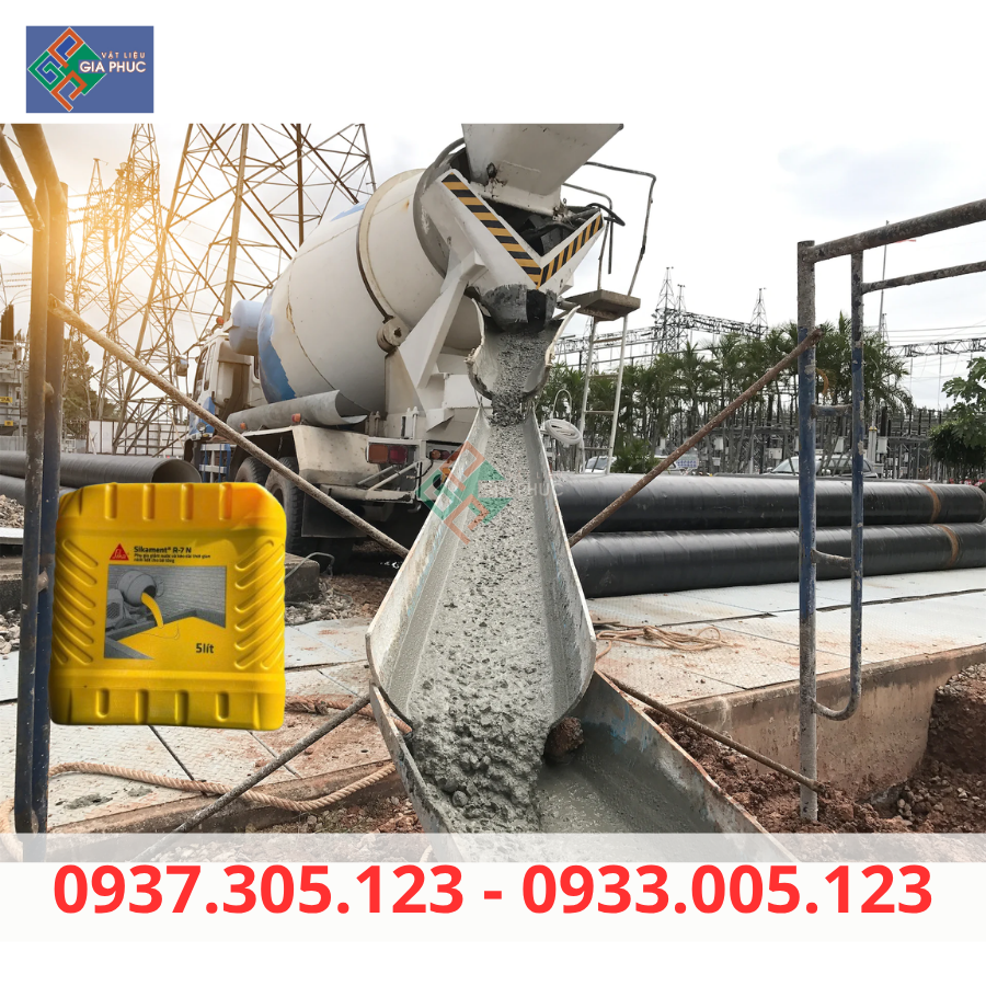 SIKA R7 5L - PHỤ GIA GIẢM NƯỚC HỖ TRỢ NHANH THÁO VÁN KHUÔN 