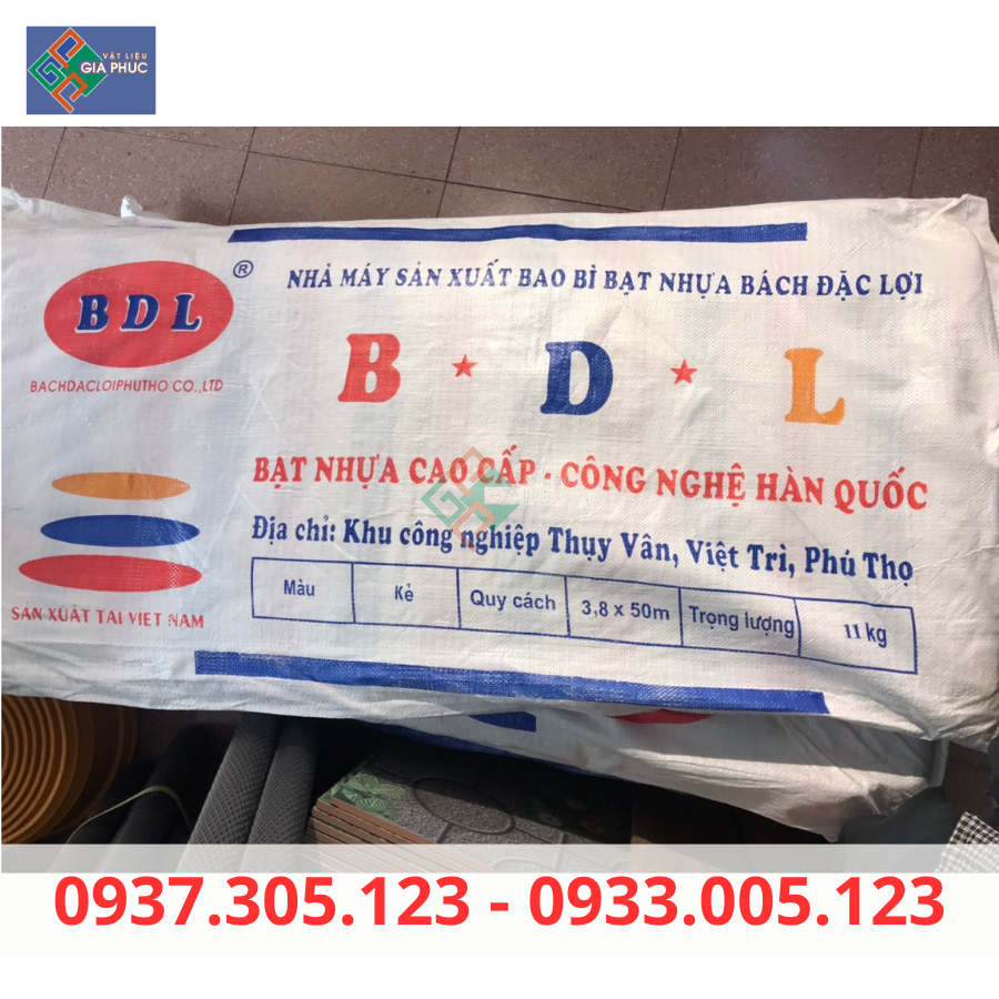  BẠT BA SỌC KHỔ 3.8m x 50m - BẠT SỌC KẺ 3 MÀU 3.8m x 50m 