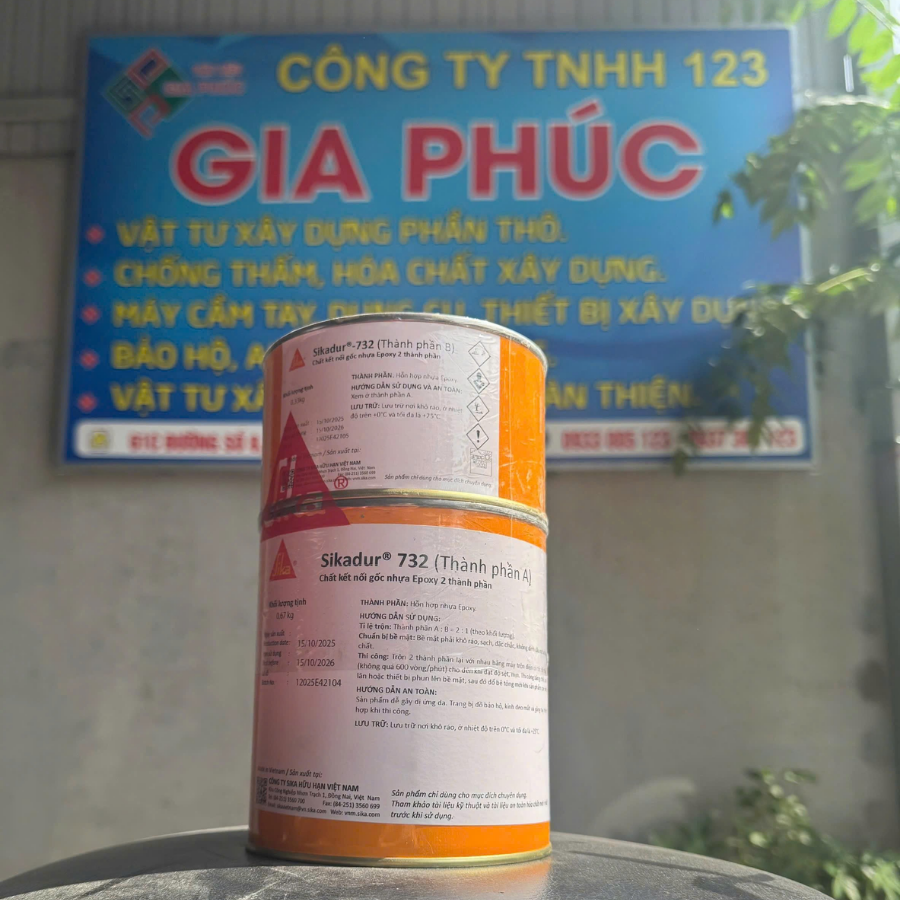  SIKADUR 732 | KEO EPOXY 2 THÀNH PHẦN KẾT NỐI BÊ TÔNG CŨ – MỚI 