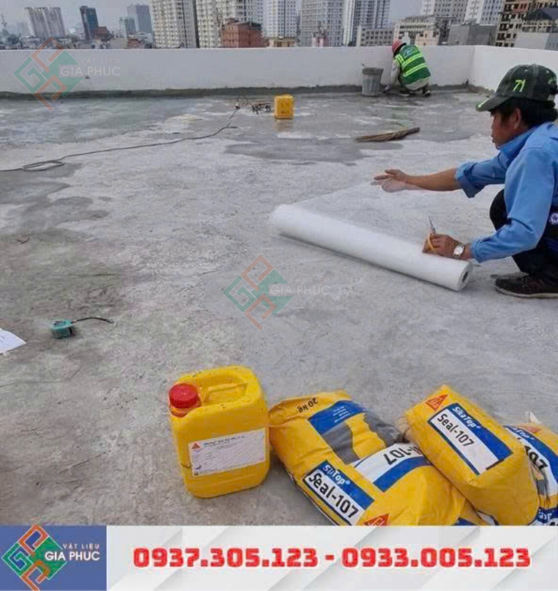  SIKATOP SEAL 107 - CHỐNG THẤM BỂ NƯỚC, TẦNG HẦM, BỂ BƠI 