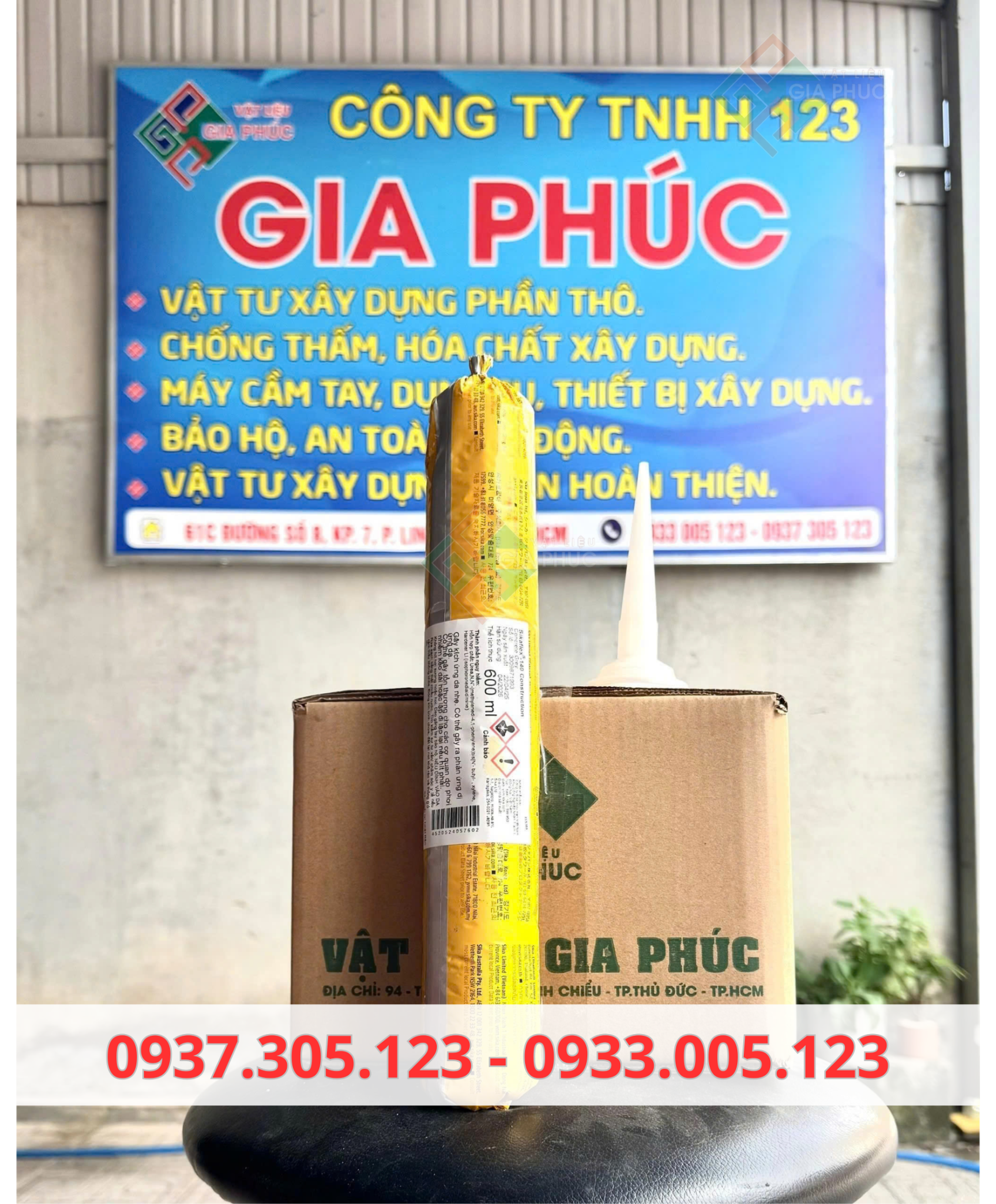  CHẤT TRÁM KHE SIKA FLEX 140 CONTRUCTION - CHẤT TRÁM KHE CO GIÃN NGOÀI TRỜI 
