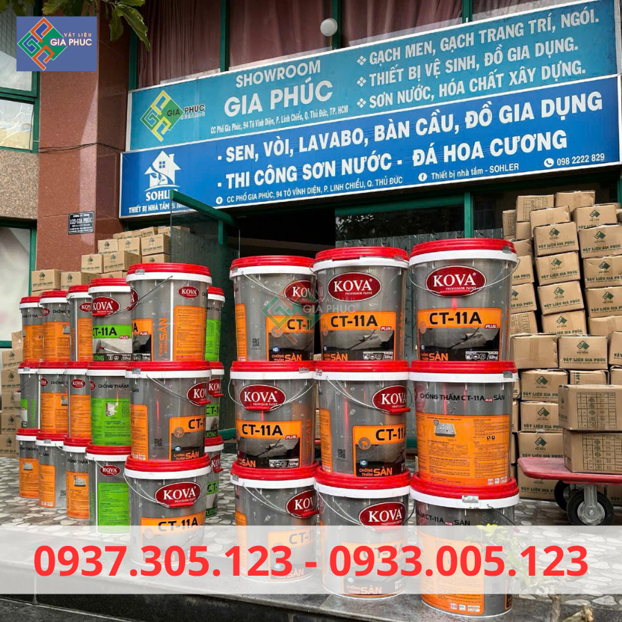  CHỐNG THẤM KOVA CT-11A ( SÀN ) - CHỐNG THẤM SÀN GIÁ TỐT 