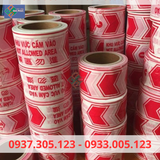  DÂY RÀO CẢNH BÁO AN TOÀN CÔNG TRÌNH, KHU VỰC NGUY HIỂM TRẮNG ĐỎ - CUỘN 100M 