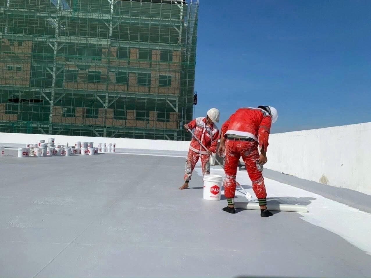  CHỐNG THẤM PAS P500 GỐC XI MĂNG - CHUYÊN CHỐNG THẤM SÂN THƯỢNG, SÀN MÁI, BAN CÔNG 