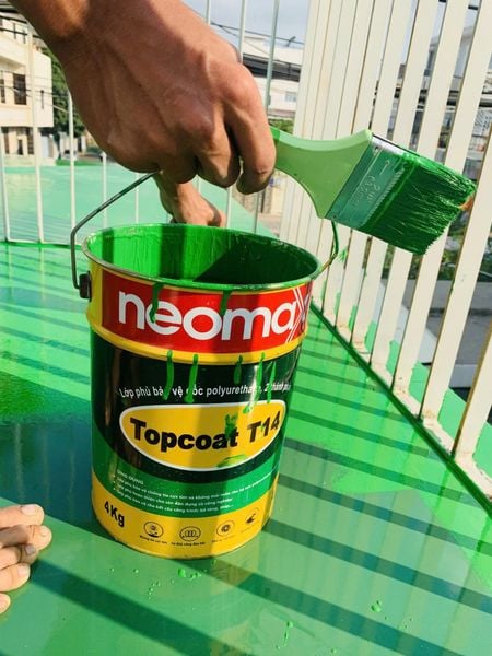 LỚP BẢO VỆ NEOMAX TOPCOAT T14 MÀU XANH LÁ/ XÁM GIÁ RẺ