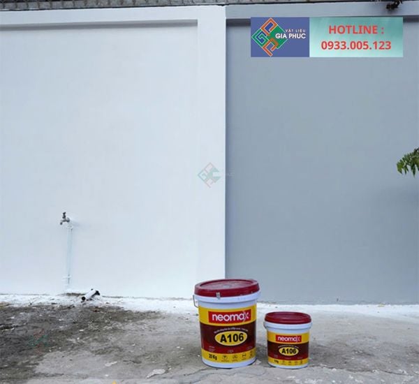 CHỐNG THẤM NEOMAX A106 TRẮNG/ XÁM 20KG ( GỐC NHỰA ACRYLIC ) GIÁ TỐT