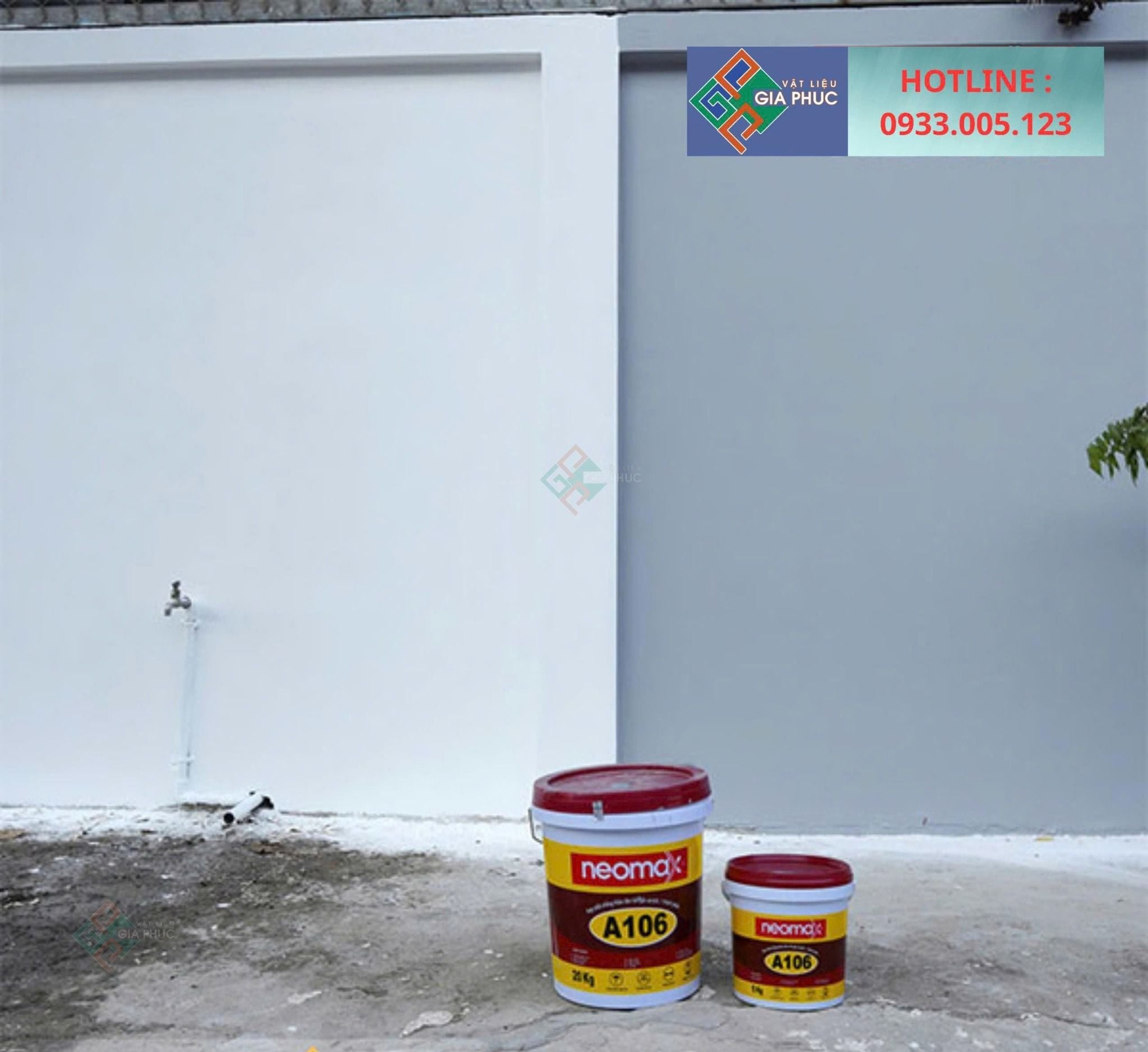  CHỐNG THẤM NEOMAX A106 TRẮNG/ XÁM 20KG ( GỐC NHỰA ACRYLIC ) GIÁ TỐT 
