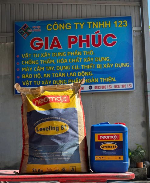 VỮA TỰ SAN PHẲNG NEOMAX LEVELING 81 2 THÀNH PHẦN | GỐC XI MĂNG CO-POLYMER